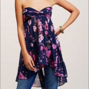 Free People floral baby doll top